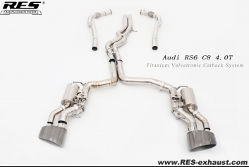 Audi RS6 C8 4.0T Titanium Valvetronic Catback System